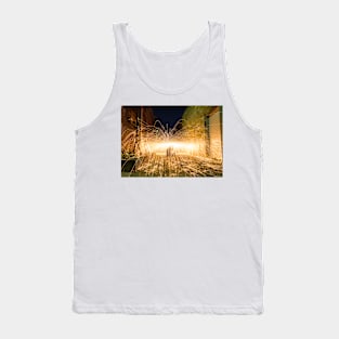 Light Up Your Life with Sparkles and Fire Tank Top